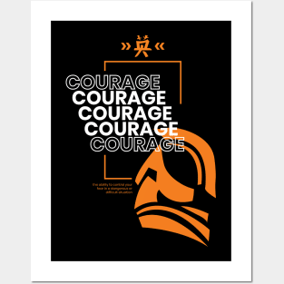 Courage Posters and Art